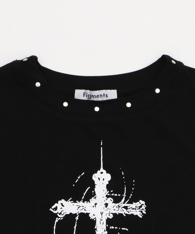 ドームネッククロスプリントTOP