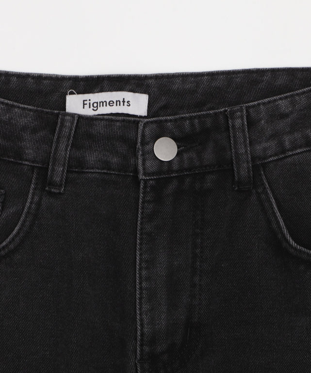 デストロイチェックバギーデニム