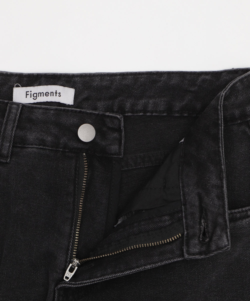 デストロイチェックバギーデニム