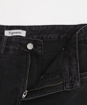 デストロイチェックバギーデニム