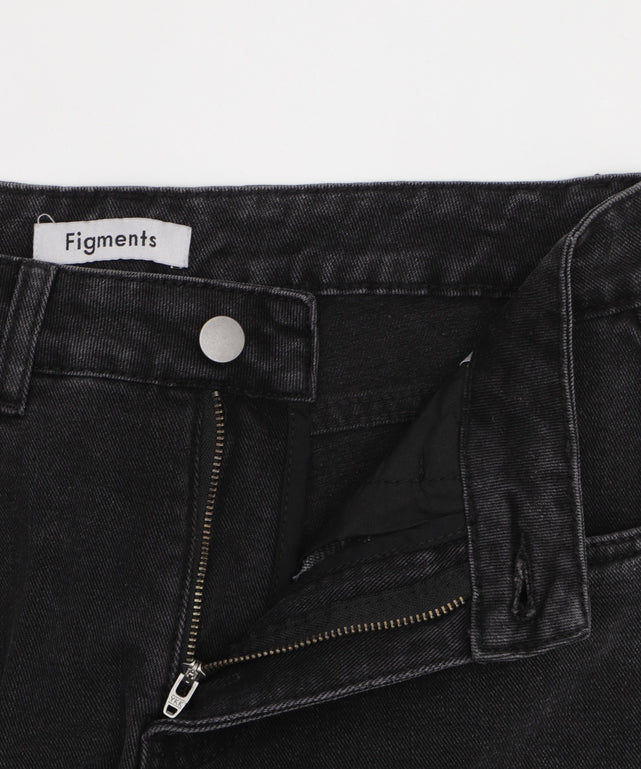 デストロイチェックバギーデニム