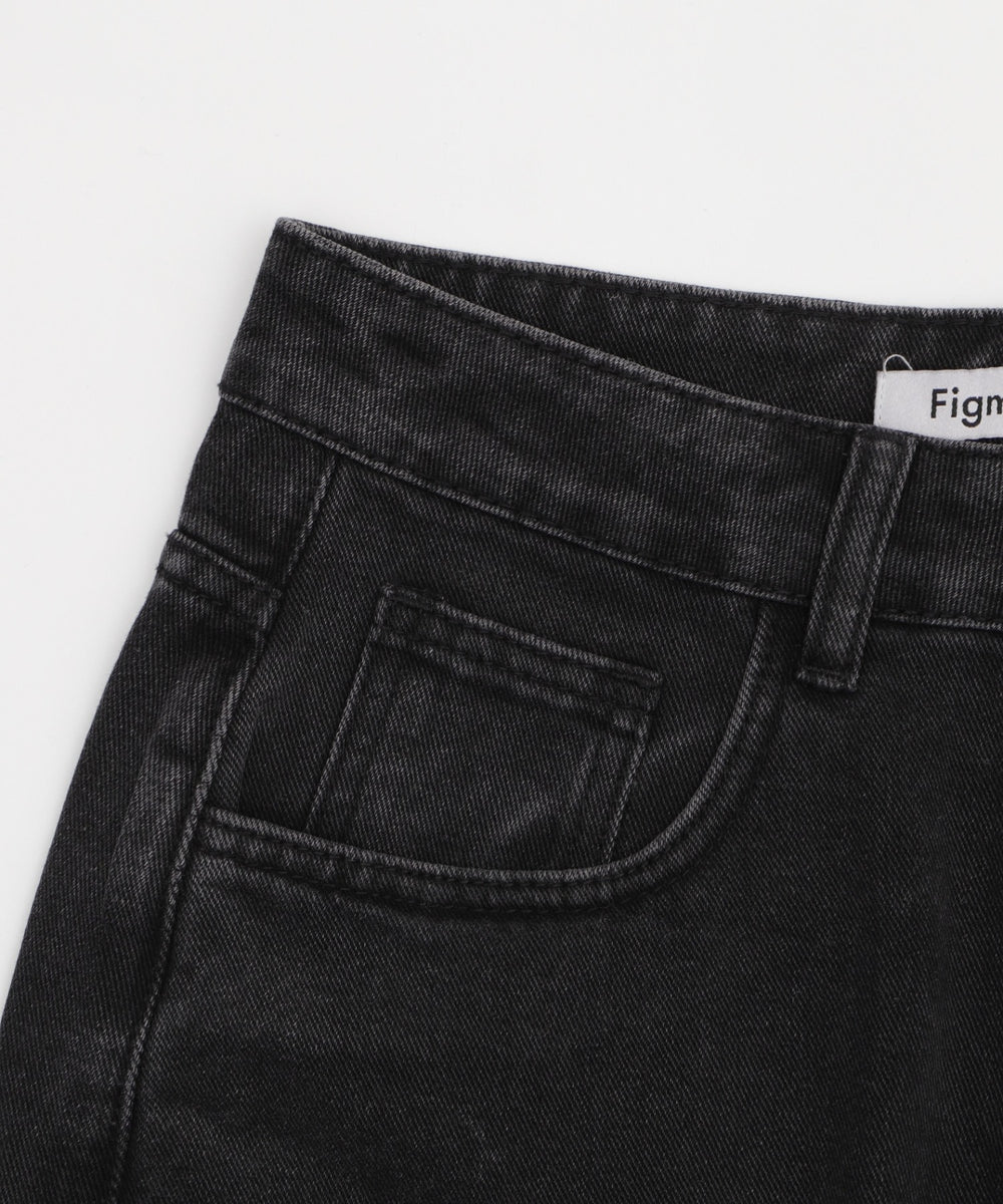 デストロイチェックバギーデニム