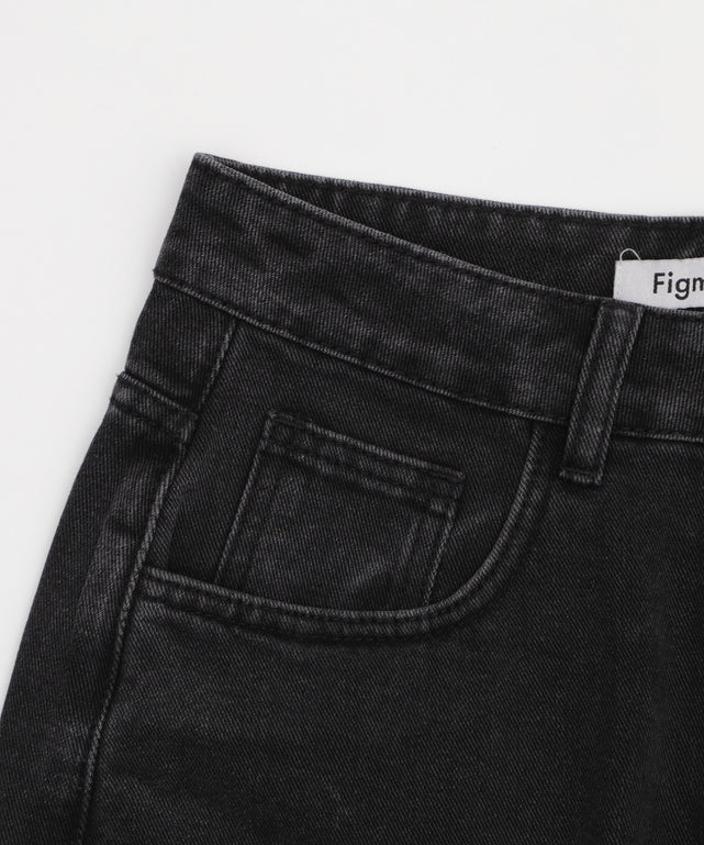 デストロイチェックバギーデニム