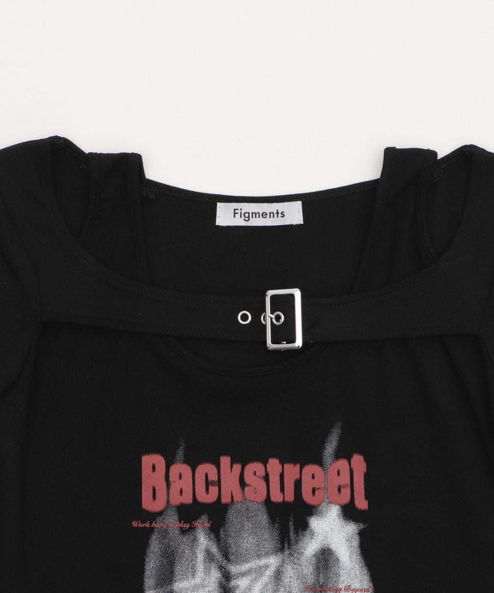 ベルトデザインレイヤードTOP