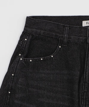 スタッズバレルデニム