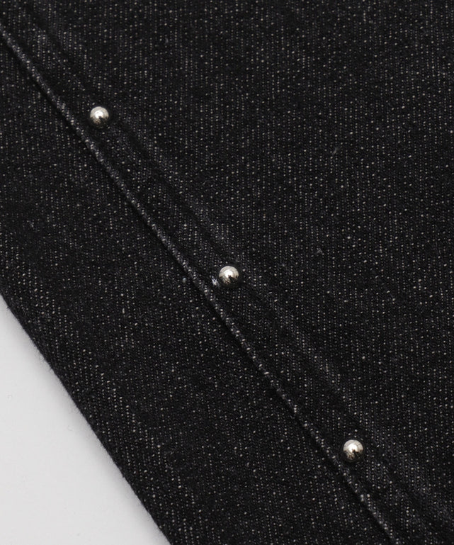 スタッズバレルデニム