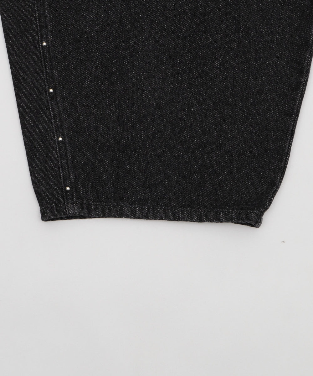 スタッズバレルデニム