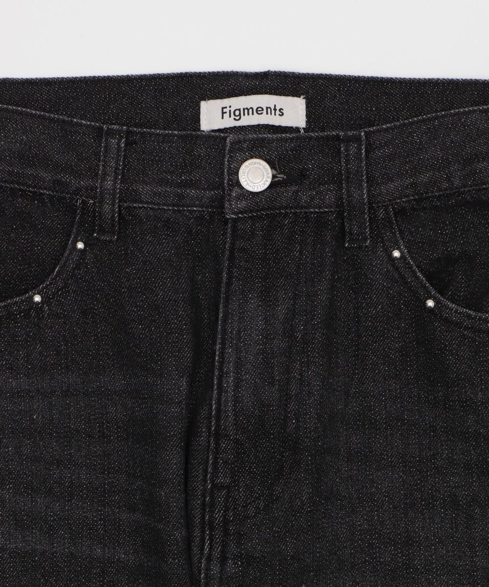 スタッズバレルデニム