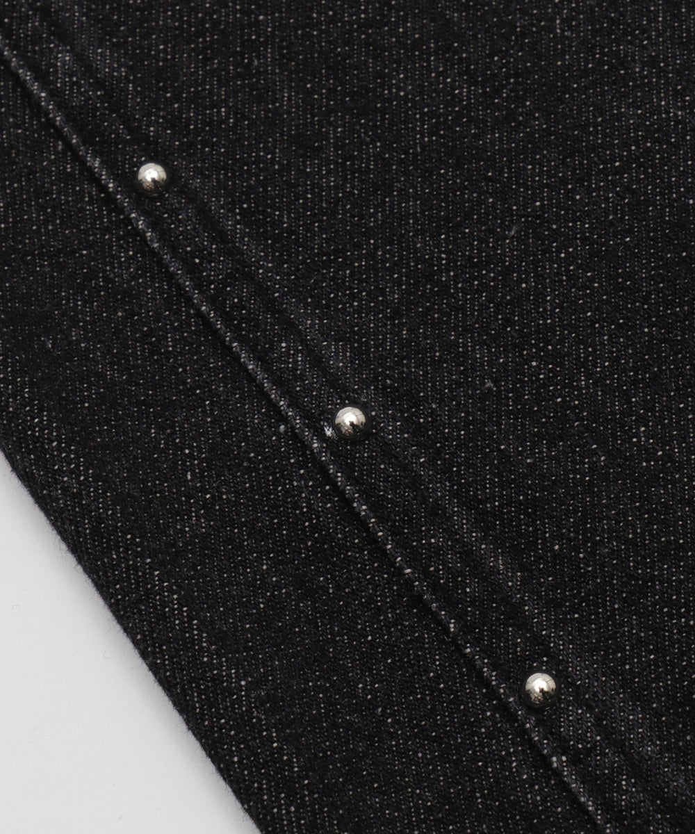 スタッズバレルデニム