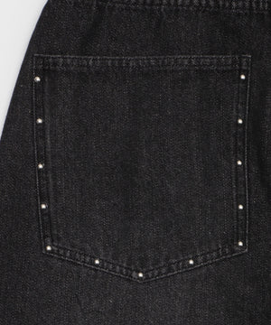 スタッズバレルデニム