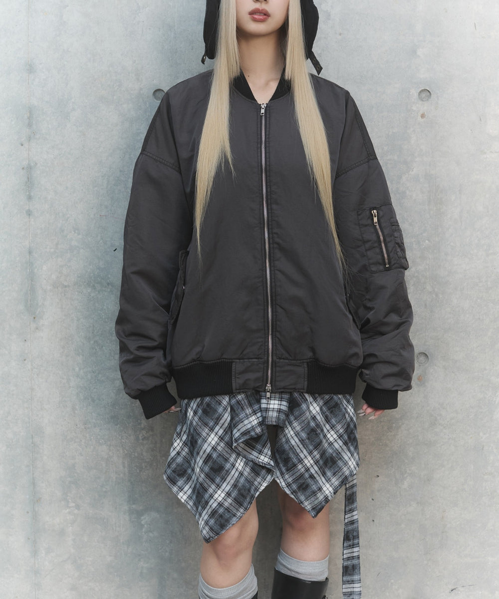 ブリーチチェックイレヘムスカート