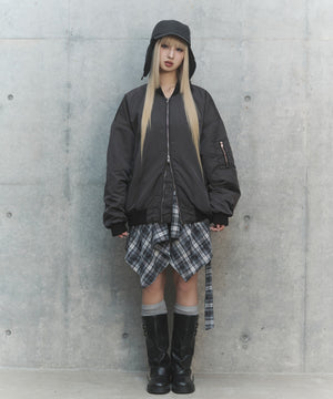 ブリーチチェックイレヘムスカート