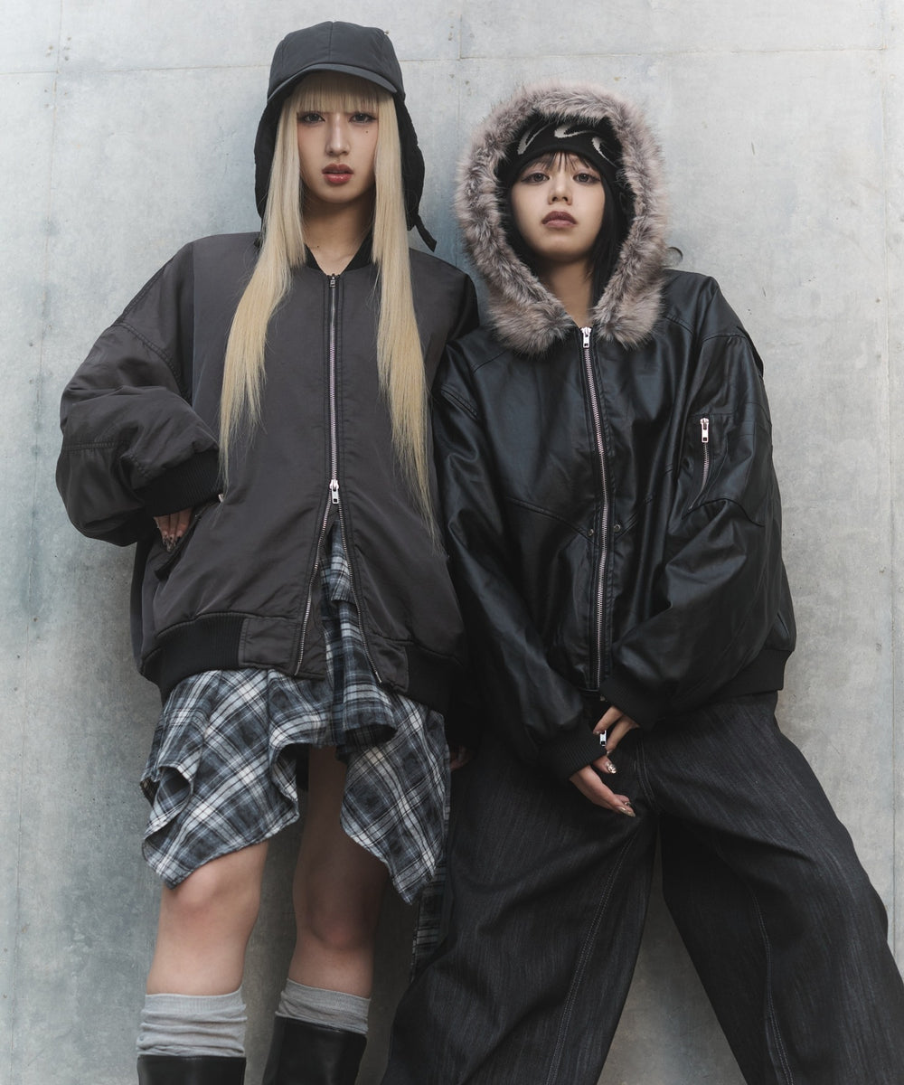 ブリーチチェックイレヘムスカート