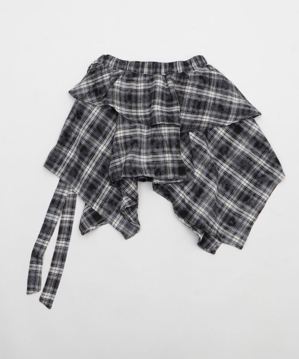 ブリーチチェックイレヘムスカート