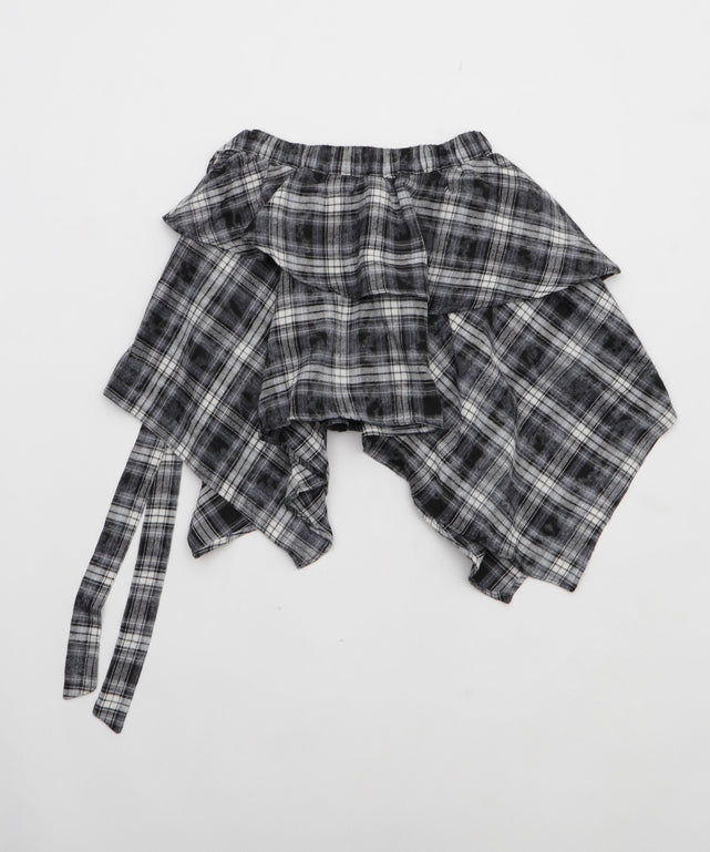 ブリーチチェックイレヘムスカート