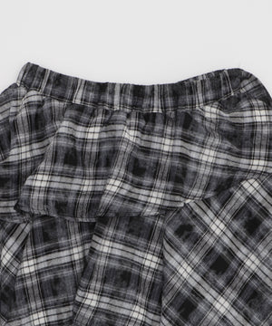 ブリーチチェックイレヘムスカート