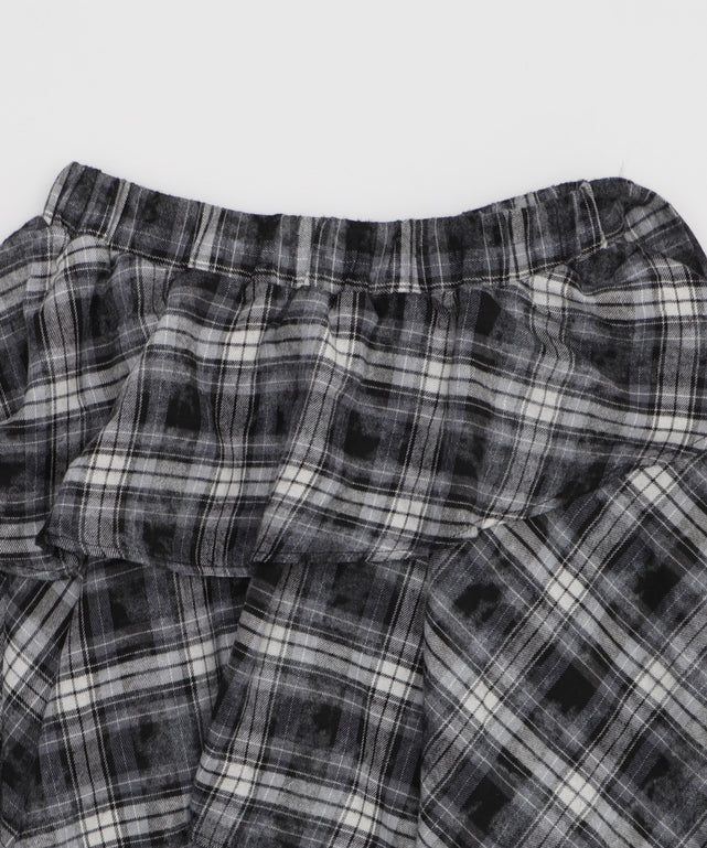 ブリーチチェックイレヘムスカート