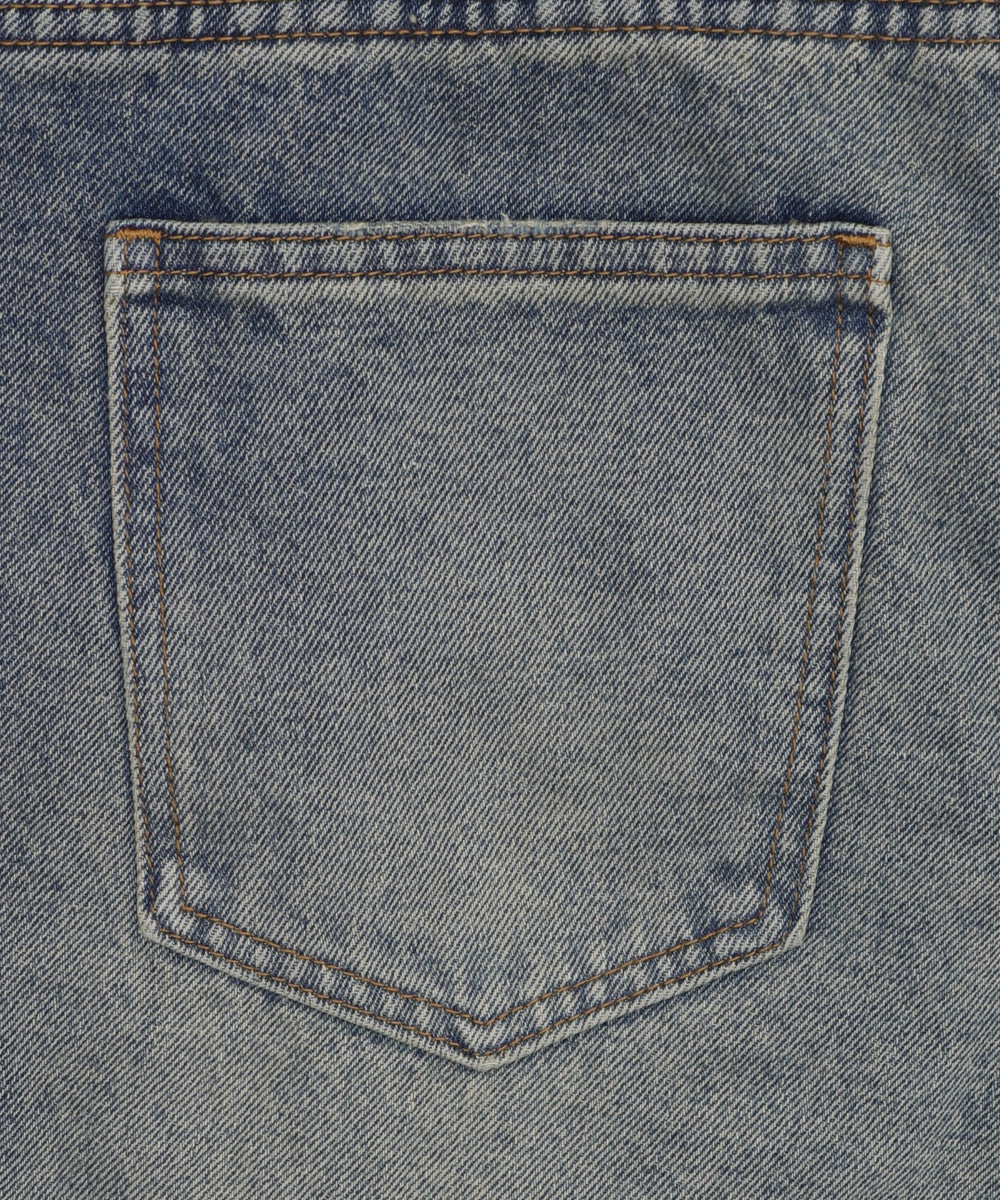 ラウンドストリングデニムハーフパンツ