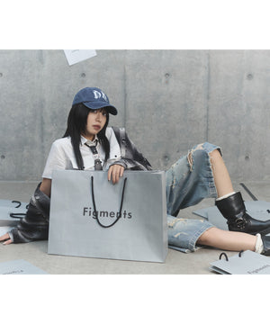 ダメージデニムハーフパンツ