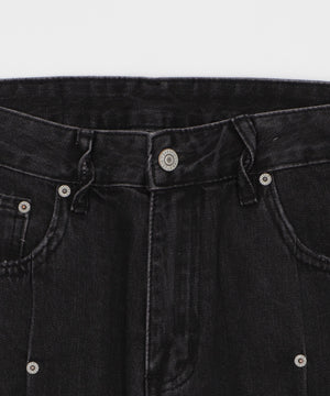 センタースイッチスタッズデニム