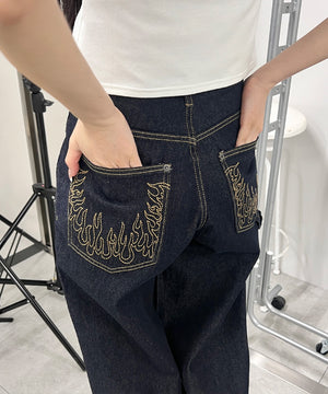 デニム濃 モデル：154㎝ S着用