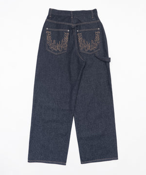 フレイムステッチポケットデニム