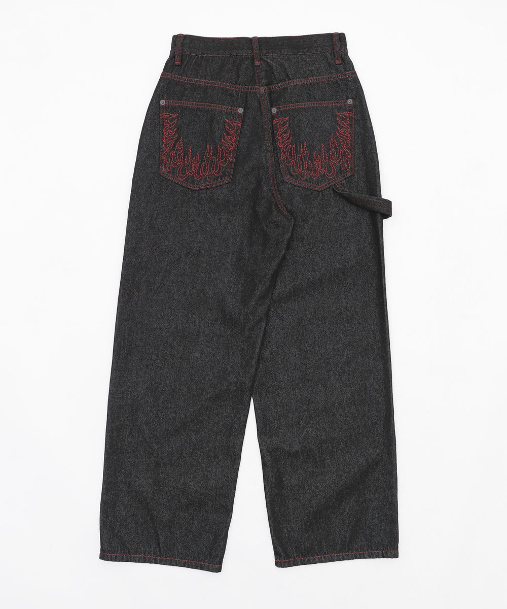 フレイムステッチポケットデニム