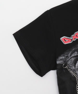 チェーンパンクロゴT