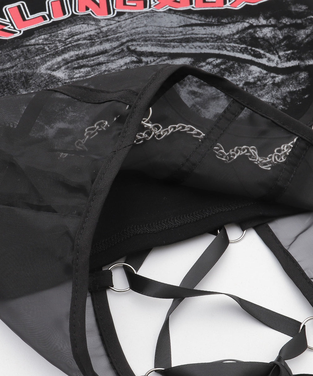 チェーンパンクロゴT