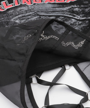 チェーンパンクロゴT