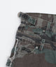 カモフラフリンジWウエストハーフパンツ