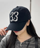 ナンバー33CAP/ブラック