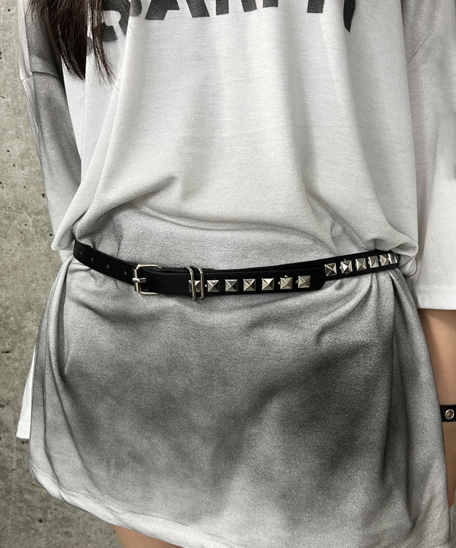 スタッズベルト/ブラック