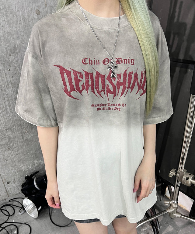 パンクロゴビッグT/ホワイト モデル：159㎝ FREE着用