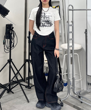 ホワイト モデル：154㎝ FREE着用