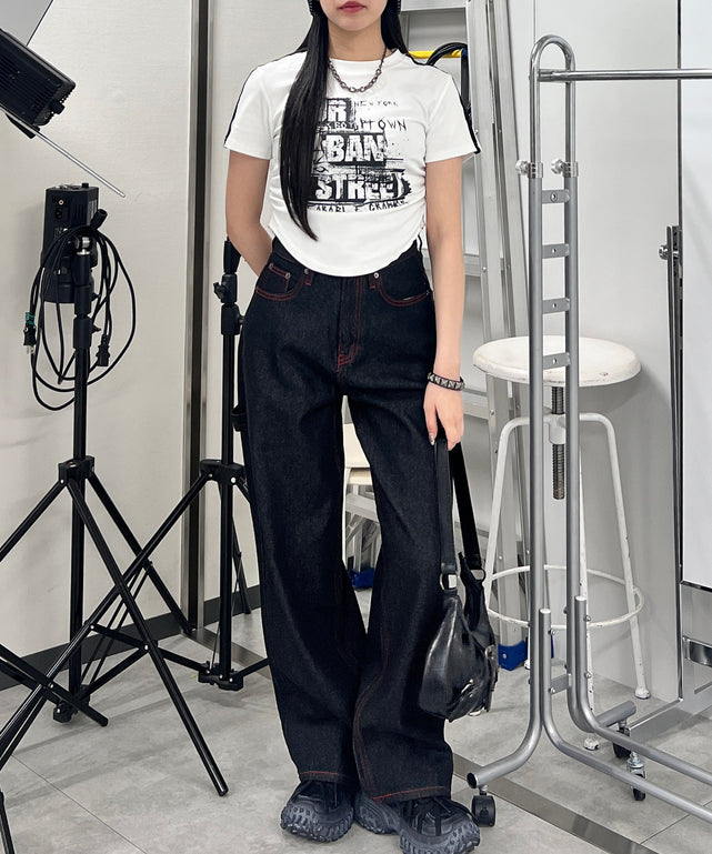 ホワイト モデル：154㎝ FREE着用