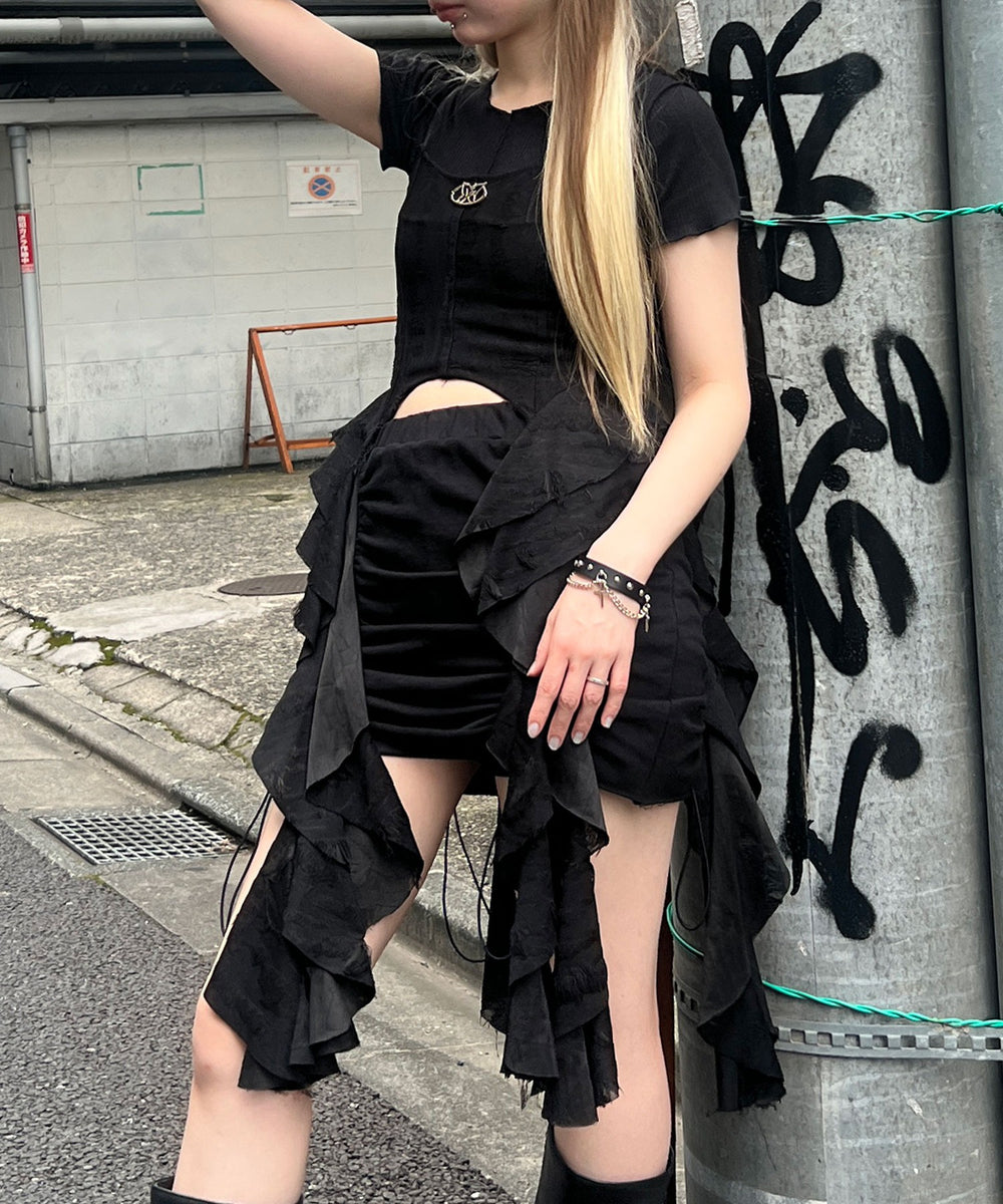 ブラック モデル：160㎝ FREE着用