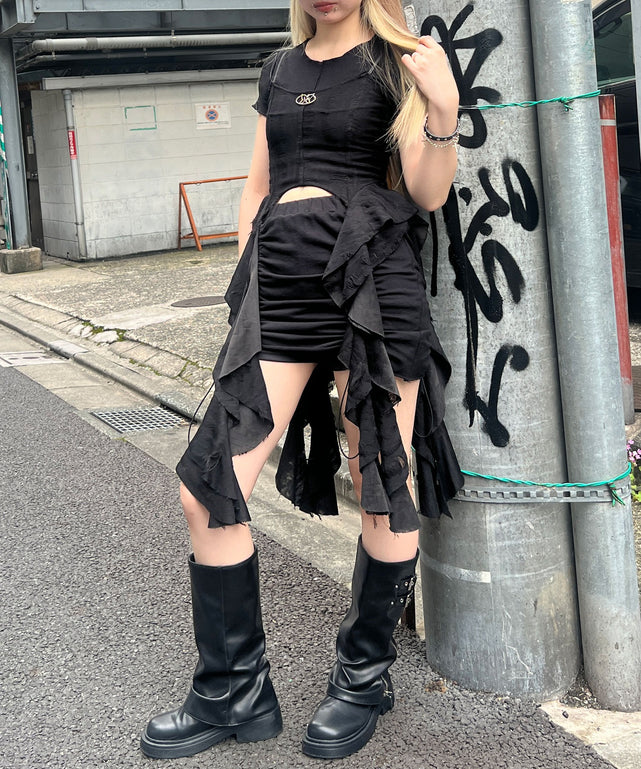 ブラック モデル：160㎝ FREE着用