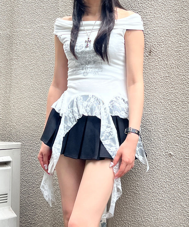 ゴシックサイドレースフリルトップ – WEGO ONLINE STORE
