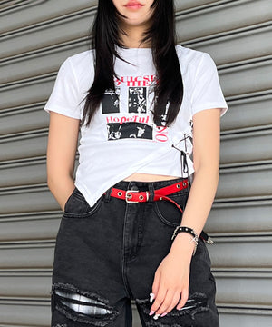 ホワイト モデル：154㎝ FREE着用