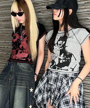 パンクプリントT