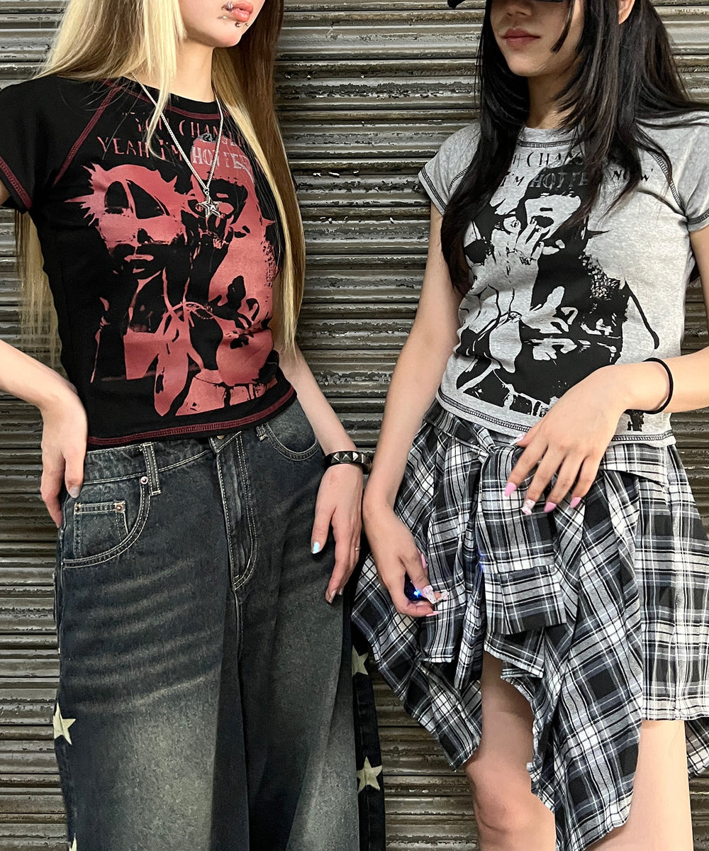 パンクプリントT