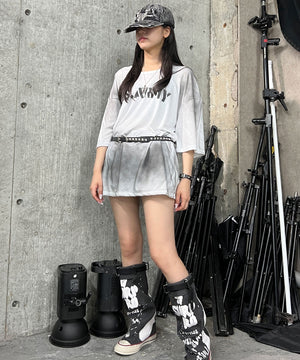 ホワイト モデル：154㎝ FREE着用