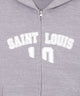 SAINT LOUISニットZIPパーカー