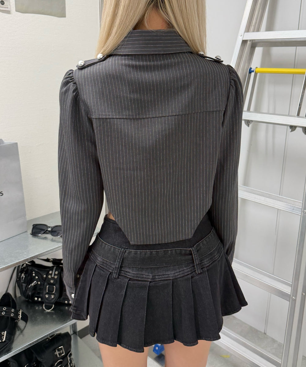 グレーストライプ モデル：160㎝ F着用