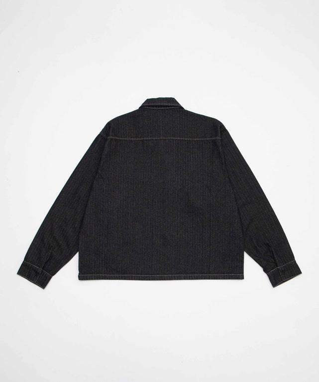 ヘリンボーンデニムファイアーマンブルゾン