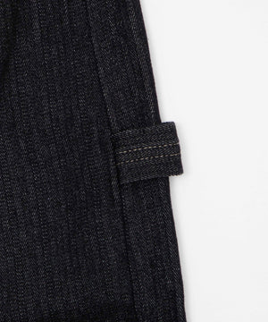 ヘリンボーンデニムペインターパンツ