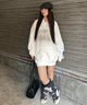 ホワイト モデル：160㎝ FREE着用