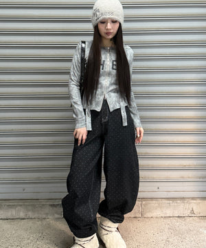 グレー モデル：160㎝ FREE着用