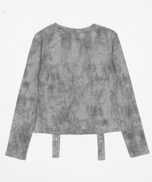 ロゴスタッズジップトップ